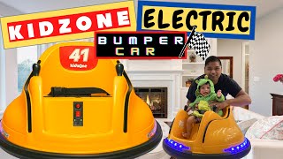 How to Install and Use quotKIDZONE ELECTRIC RIDE BUMPER CARquot [upl. by Atterol374]