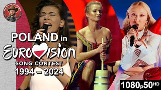 Poland 🇵🇱 in Eurovision Song Contest 19942024 [upl. by Mima]