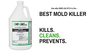 Best Mold Killer amp Disinfectant  RMR141 RTU [upl. by Enitsirhk]