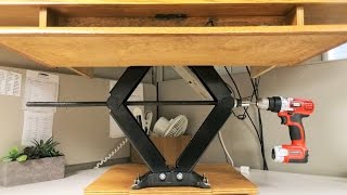 DIY Height Adjustable Standing Desk [upl. by Sivam829]