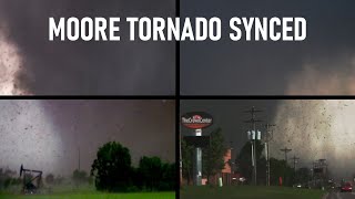 2013 Moore EF5 Tornado Synced [upl. by Yreneh]