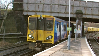 Half an Hour at 216  Birkenhead North Station 1022017  Class 507 508 terminus [upl. by Aketal]