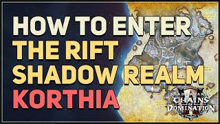 How to enter The Rift WoW Korthia Shadow Realm [upl. by Allemat]