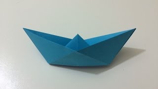 COMO HACER UN BARCO DE PAPEL TUTORIAL PAPIROFLEXIA ORIGAMI [upl. by Atteloiv]