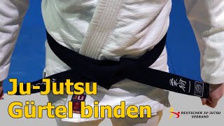 JuJutsu Gürtel binden [upl. by Casandra]