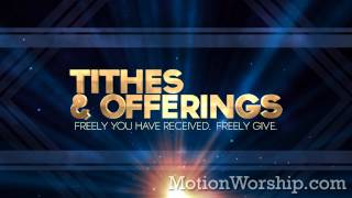 Tithes Offerings Blue Rays HD Loop by Motion Worship [upl. by Piane]