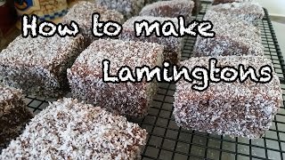 How to make lamingtons [upl. by Ashraf]