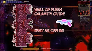 Terraria Calamity Mod Revengeance Wall of Flesh prehardmode guide [upl. by Enyahc]