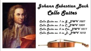 Johann Sebastian Bach  Cello suites in 432 Hz great for reading or studying [upl. by Annodas]