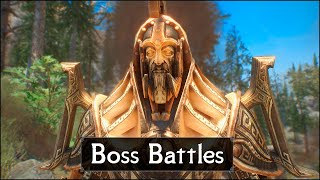 Skyrim Top 5 Boss Battles in The Elder Scrolls 5 Skyrim [upl. by Yelhak568]