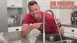 How to Replace a Kitchen Faucet in 30 Minutes [upl. by Novart]