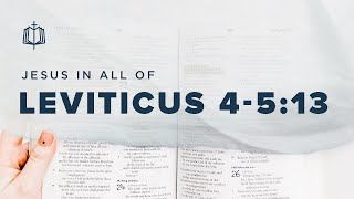 Leviticus 4513  The Sin Offering  Bible Study [upl. by Weintrob]