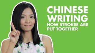 How Chinese Strokes are Put Together  Learn How to Write Chinese Characters for Beginners  6 [upl. by Eilegna]