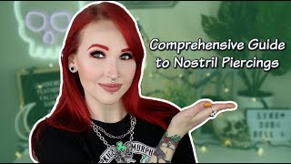 Comprehensive Guide to Nostril Piercings [upl. by Araeit]