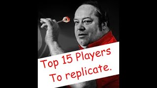 Top 15 Dart player throws of all time The best dart players to replicate [upl. by Yenruogis102]