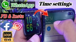 Id116 smartwatch review amp settings  id116 smart watch को ON कैसे करें Part 4 [upl. by Kcitrap]