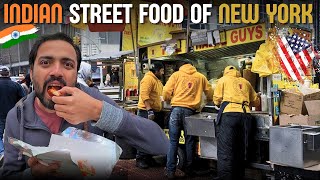 Indian Street Food in New York USA 🇺🇸 [upl. by Ocram52]