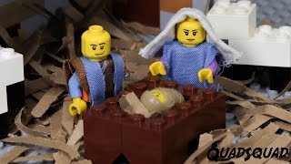 THE CHRISTMAS STORY FOR KIDS  told with LEGO Stop Motion [upl. by Arinaj]