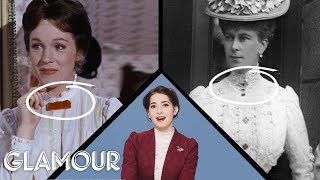 Fashion Expert Fact Checks Mary Poppins Wardrobe  Glamour [upl. by Llenej]