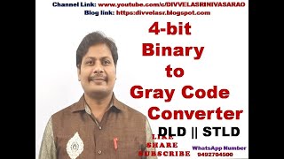 BINARY TO GRAY CODE CONVERTER  4 BIT BINARY TO GRAY CODE CONVERTER  CODE CONVERTERS  STLD [upl. by Hareenum]