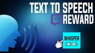 HOW TO ADD TEXT TO SPEECH ON YOUR TWITCH CHANNEL POINTS [upl. by Ynnol]