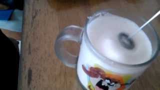 Aerolatte Review Frothing Cold Milk In Under 1 Minute [upl. by Worra]