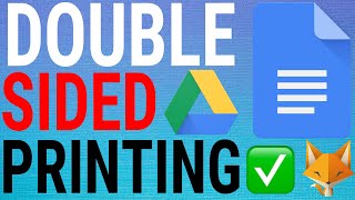 How To Print Double Sided on Google Docs [upl. by Ebert]