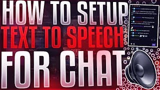 How to Setup TexttoSpeech for CHAT in Live Stream YouTube AND Twitch [upl. by Sitrik747]