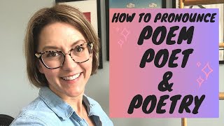 Learn to Pronounce POEM POET POETRY  American English Pronunciation Lesson learnenglish [upl. by Hibbitts]